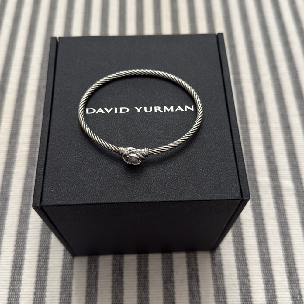 David Yurman diamond infinity bracelet
